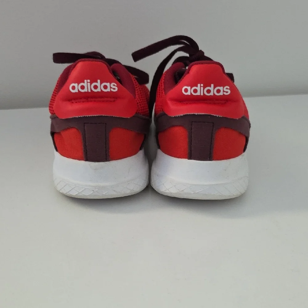 Adidas Scarlet Red Shoes with White Accents - Picture 4 of 4